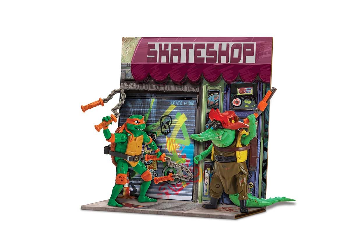 TEENAGE MUTANT NINJA Michelangelo vs Leatherhead : Amazon.com.br